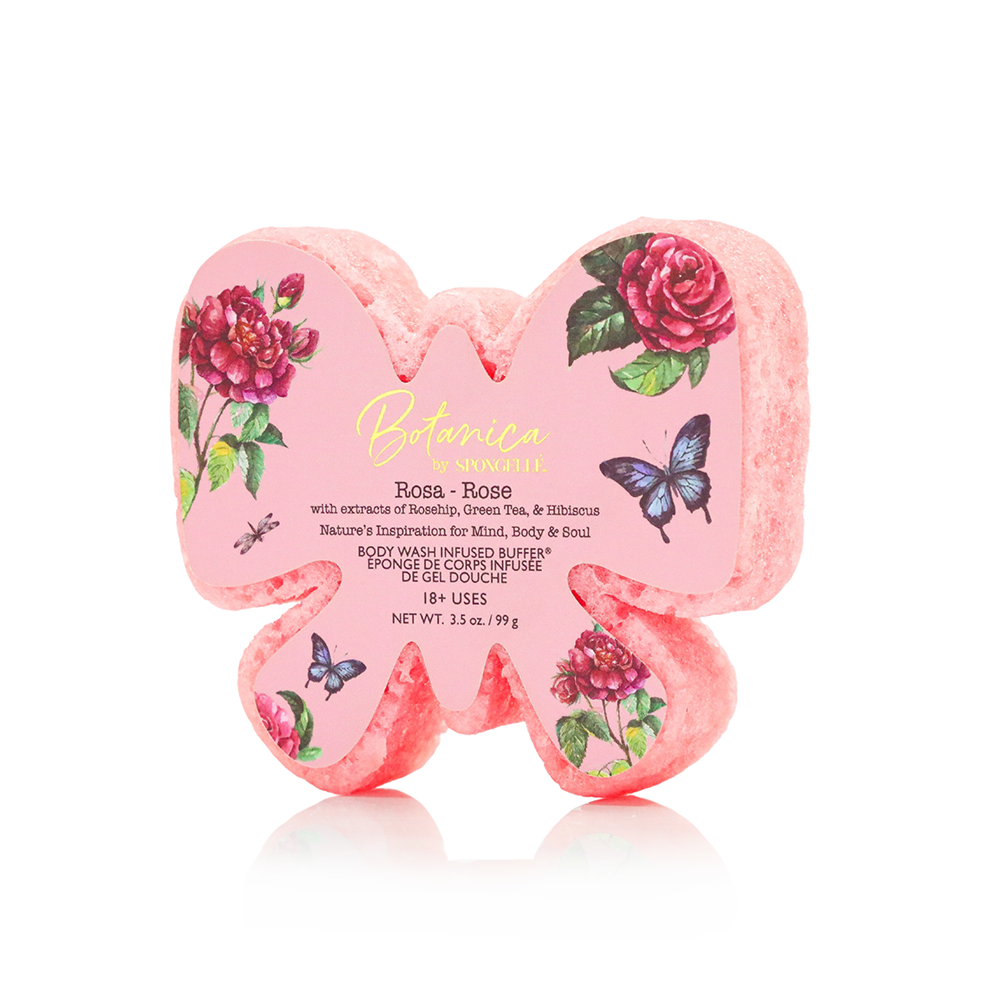 Rose Body Buffer & Candle Set